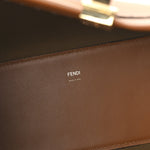 Vitello King Plexiglass Medium Fendi Sunshine Shopper Tote Cuoio