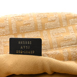 Fabric Jacquard Raffia Straw Fringe Medium Mamma Baguette Beige