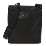 Stamped Calfskin Crossbody Bag Brown