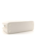 Taurillon Capucines East West MM Optic White