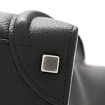 Drummed Calfskin Micro Luggage Black