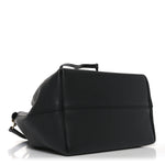 Calfskin Lockme Bucket MM Black