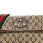 GG Supreme Monogram Neo Vintage Web Belt Bag Brown