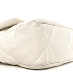 Quilted Large Chanel 19 Flap White