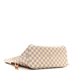 Damier Azur Neo Neverfull MM Rose Ballerine