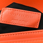 Lambskin Carre Quilted Le Maillon Satchel Orange