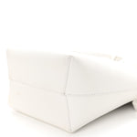 Calfskin Mini Bucket Bag White