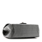 Metallic Aged Calfskin Chevron Quilted 2.55 Reissue Mini Flap Grey