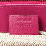 Vernice Naplack Small Soho Top Handle Satchel Uniform Red