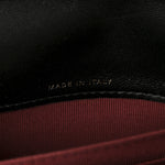Lambskin Quilted CC Pearl Enamel Clutch on Chain WOC Black