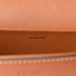 Natural Calfskin Triomphe Shoulder Bag Tan