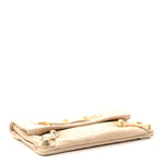 Agneau Giant 21 Gold Hardware Envelope Clutch Sahara