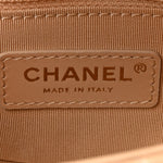 Lambskin Quilted CC Coin Flap Bag Beige