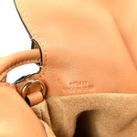 Calfskin Mini Flamenco Knot Clutch Warm Desert