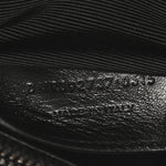 Sheepskin Matelasse Chevron Monogram Medium College Bag Black
