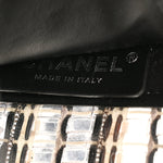 PVC Thread Woven Medium Boy Flap Black