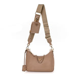 Saffiano Lux Re-Edition 2005 Shoulder Bag Cammeo