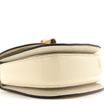 Patent Crystal Mini Bamboo 1947 Top Handle Chain Bag White