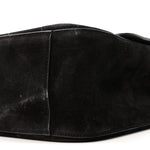Suede Calfskin Small Souplissimo Maxi Flap Black