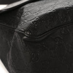 Guccissima Medium Flap Messenger Bag Chocolate