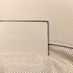 Azalea Calfskin Web Mini Horsebit 1955 Shoulder Bag Mystic White