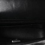 Lambskin Quilted Mini Rectangular Flap Black