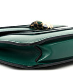 Calfskin Small Serpenti Forever Snake Strap Crossbody Bag Emerald Green