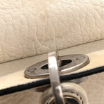 Canyon Grained Lambskin Large Lady Dior Off White