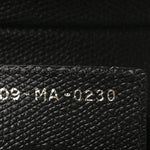 Grained Calfskin Saddle Bag Black