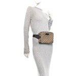 Monogram Belt Bag Dark Brown