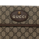 GG Supreme Monogram Neo Vintage Web Belt Bag Brown