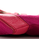 Calfskin Pony Hair De Manta Clutch Pink