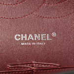 Lambskin Quilted Jumbo Double Flap Black