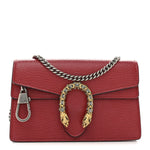 Calfskin Super Mini Dionysus Shoulder Bag Hibiscus Red