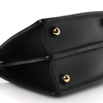Shiny Nappa Petite Peekaboo I SEE U Satchel Black