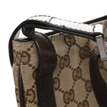 Monogram Flat Messenger Bag Dark Brown