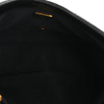 Lambskin Quilted Small Lacquered Chain Flap Black