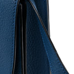 Goatskin Medium Classic Box Flap Bag Deepsea
