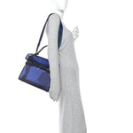 PVC Tempete GM Dark Night Satchel Blue De Prusse