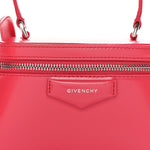 Box Calfskin Antigona Vanity Bag With Chain Neon Pink