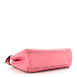Shiny Nappa Micro Peekaboo Iconic Satchel  Rosa Fluo