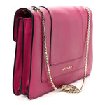 Calfskin Serpenti Forever Snake Strap Crossbody Bag Pink
