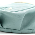 Caviar Quilted Filigree Waist Bag Light Blue