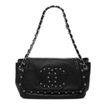 Lambskin Pearl Obsession Flap Black