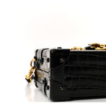 Crocodile Petite Malle Black