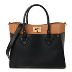 Calfskin Monogram On My Side MM Black