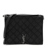 Lambskin Quilted Small Becky Chain Bag Black