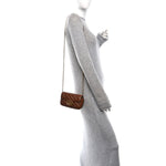 Azalea Calfskin Matelasse Diagonal Super Mini GG Marmont Shoulder Bag Cuir