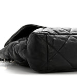 Goatskin Quilted Maxi Chanel 19 Flap Black