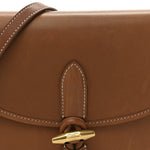 Vegetable Tanned Calfskin Le Caban Satchel Bag Brick